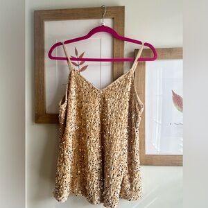 Sequin Tank Top